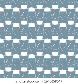 Seamless vector pattern. Background texture in geometric ornamental style.