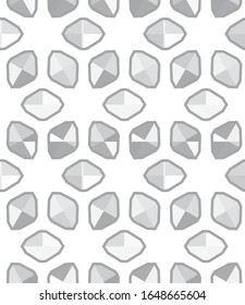 Seamless vector pattern. Background texture in geometric ornamental style.