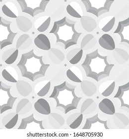 Seamless vector pattern. Background texture in geometric ornamental style.