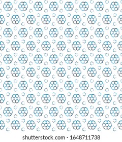 Seamless vector pattern. Background texture in geometric ornamental style.