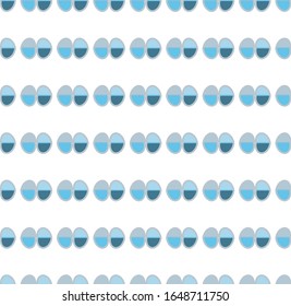 Seamless vector pattern. Background texture in geometric ornamental style.