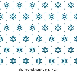 Seamless vector pattern. Background texture in geometric ornamental style.