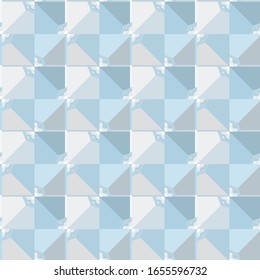 Seamless vector pattern. Background texture in geometric ornamental style.