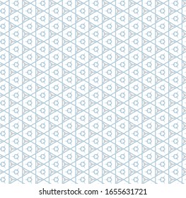 Seamless vector pattern. Background texture in geometric ornamental style.
