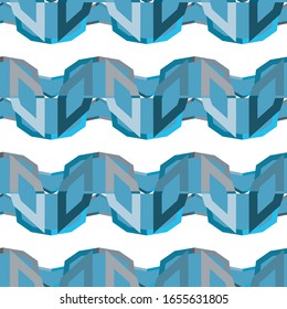 Seamless vector pattern. Background texture in geometric ornamental style.