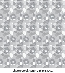 Seamless vector pattern. Background texture in geometric ornamental style.