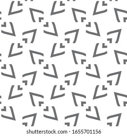 Seamless vector pattern. Background texture in geometric ornamental style.