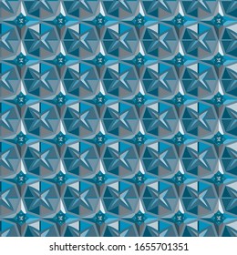 Seamless vector pattern. Background texture in geometric ornamental style.