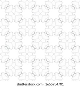 Seamless vector pattern. Background texture in geometric ornamental style.