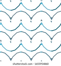 Seamless vector pattern. Background texture in geometric ornamental style.
