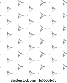 Seamless vector pattern. Background texture in geometric ornamental style.