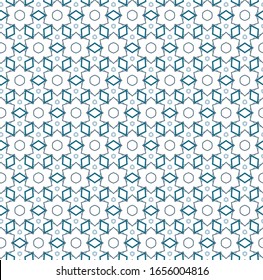 Seamless vector pattern. Background texture in geometric ornamental style.