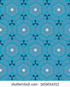 Seamless vector pattern. Background texture in geometric ornamental style.