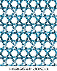 Seamless vector pattern. Background texture in geometric ornamental style.