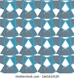 Seamless vector pattern. Background texture in geometric ornamental style.