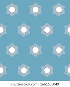 Seamless vector pattern. Background texture in geometric ornamental style.