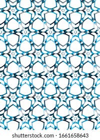 Seamless vector pattern. Background texture in geometric ornamental style.