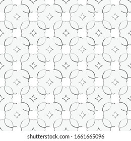 Seamless vector pattern. Background texture in geometric ornamental style.