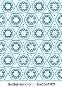 Seamless vector pattern. Background texture in geometric ornamental style.