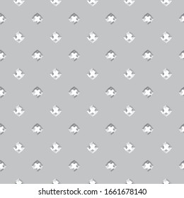 Seamless vector pattern. Background texture in geometric ornamental style.