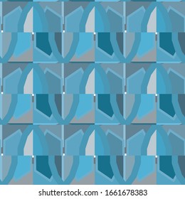 Seamless vector pattern. Background texture in geometric ornamental style.