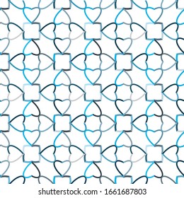 Seamless vector pattern. Background texture in geometric ornamental style.