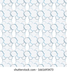 Seamless vector pattern. Background texture in geometric ornamental style.