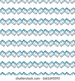 Seamless vector pattern. Background texture in geometric ornamental style.
