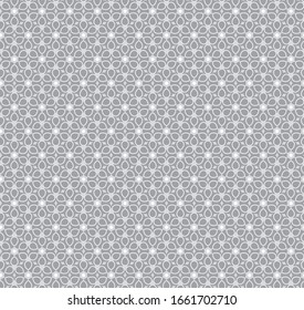 Seamless vector pattern. Background texture in geometric ornamental style.