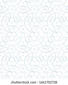 Seamless vector pattern. Background texture in geometric ornamental style.