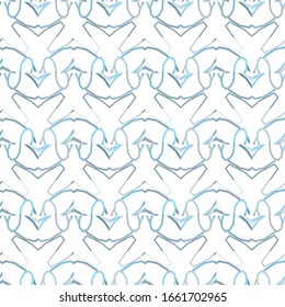 Seamless vector pattern. Background texture in geometric ornamental style.
