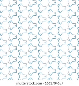 Seamless vector pattern. Background texture in geometric ornamental style.
