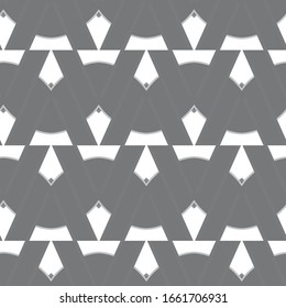 Seamless vector pattern. Background texture in geometric ornamental style.