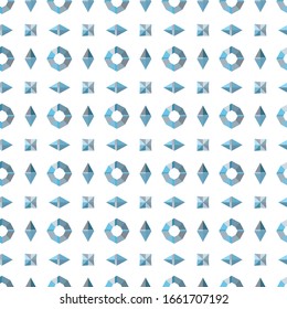 Seamless vector pattern. Background texture in geometric ornamental style.