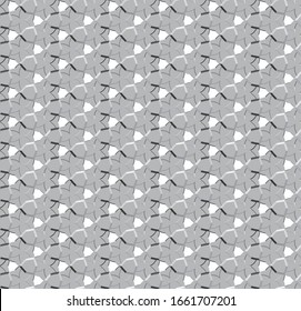 Seamless vector pattern. Background texture in geometric ornamental style.