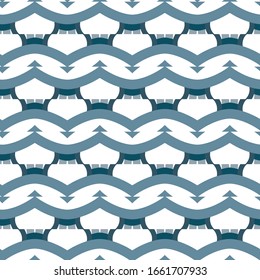 Seamless vector pattern. Background texture in geometric ornamental style.