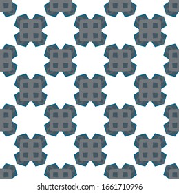Seamless vector pattern. Background texture in geometric ornamental style.