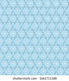 Seamless vector pattern. Background texture in geometric ornamental style.