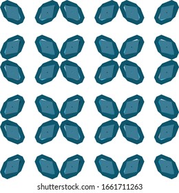 Seamless vector pattern. Background texture in geometric ornamental style.