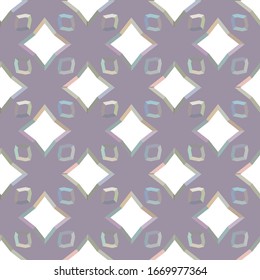 Seamless vector pattern. Background texture in geometric ornamental style.