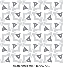 Seamless vector pattern. Background texture in geometric ornamental style.
