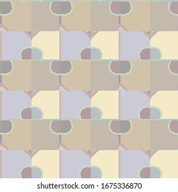 Seamless vector pattern. Background texture in geometric ornamental style.
