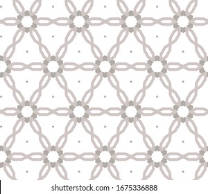 Seamless vector pattern. Background texture in geometric ornamental style.