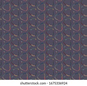 Seamless vector pattern. Background texture in geometric ornamental style.