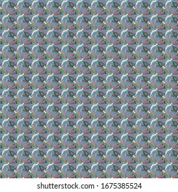 Seamless vector pattern. Background texture in geometric ornamental style.