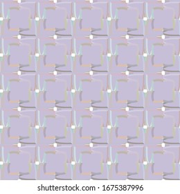 Seamless vector pattern. Background texture in geometric ornamental style.