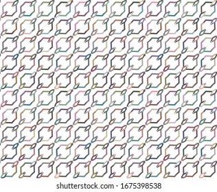 Seamless vector pattern. Background texture in geometric ornamental style.