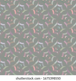 Seamless vector pattern. Background texture in geometric ornamental style.