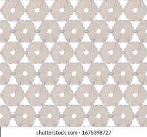 Seamless vector pattern. Background texture in geometric ornamental style.