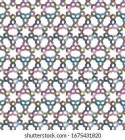 Seamless vector pattern. Background texture in geometric ornamental style.